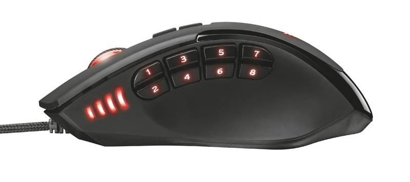 Myš Trust GXT 164 Sikanda MMO černá