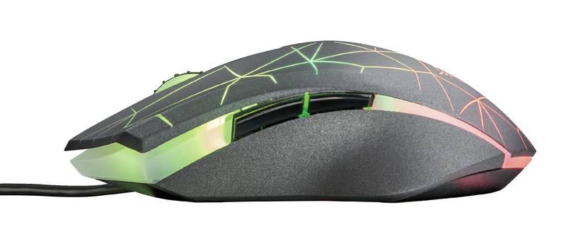 Myš Trust GXT 170 Heron RGB černá