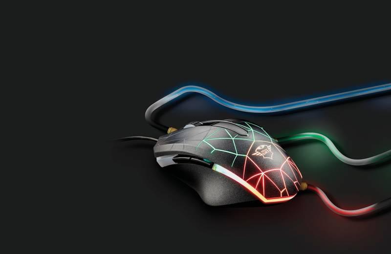Myš Trust GXT 170 Heron RGB černá