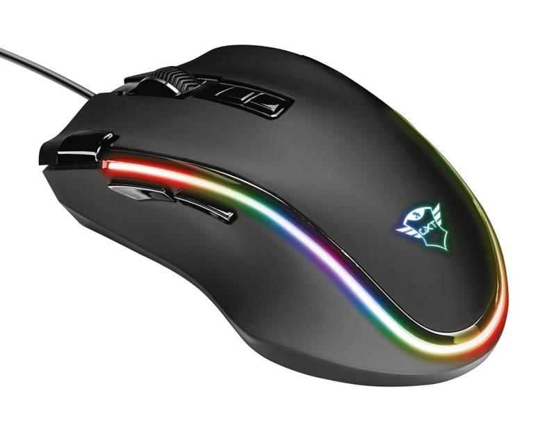 Myš Trust GXT 188 Laban RGB černá