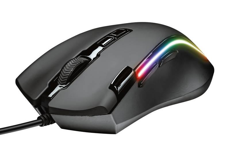 Myš Trust GXT 188 Laban RGB černá