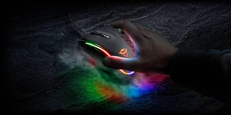 Myš Trust GXT 188 Laban RGB černá