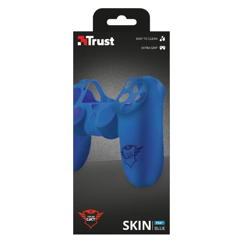 Ochranný obal Trust GXT 744R Rubber Skin pro PS4 DualShock 4 modrý