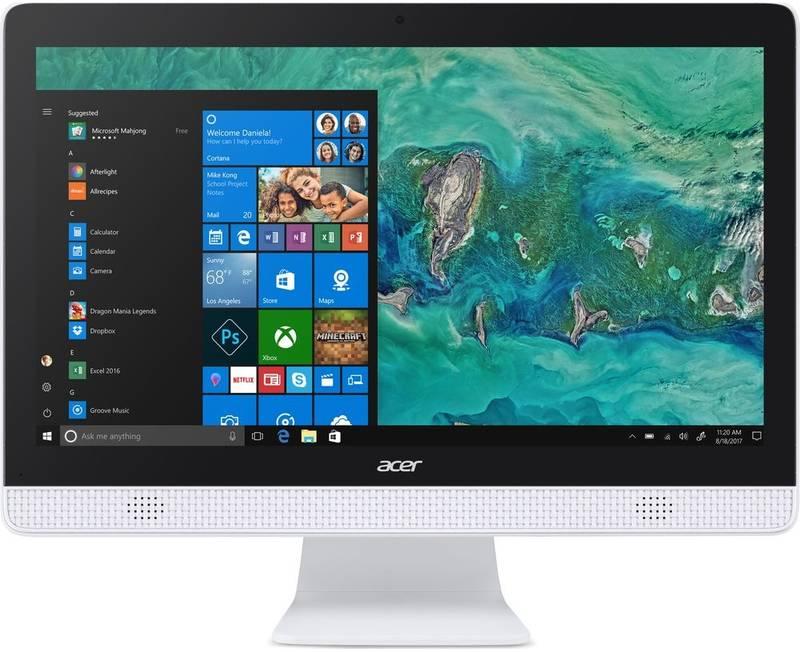 Počítač All In One Acer Aspire C20-820 stříbrný