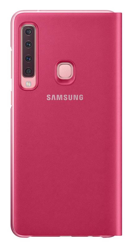 Pouzdro na mobil flipové Samsung pro Galaxy A9 růžové