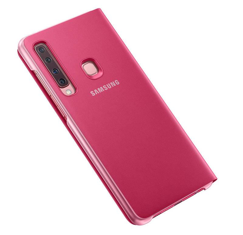 Pouzdro na mobil flipové Samsung pro Galaxy A9 růžové