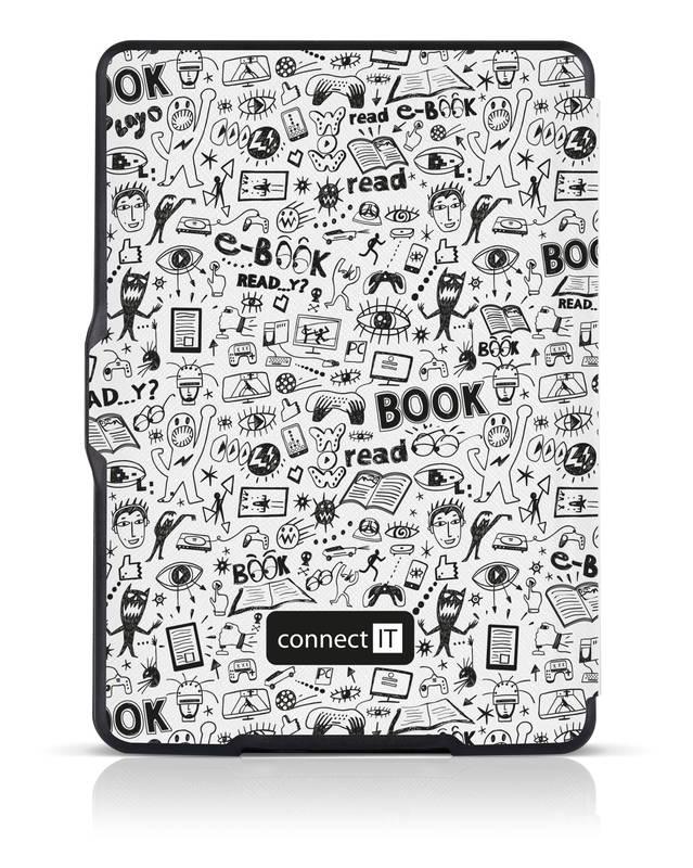 Pouzdro pro čtečku e-knih Connect IT Doodle pro Amazon Kindle Paperwhite bílé