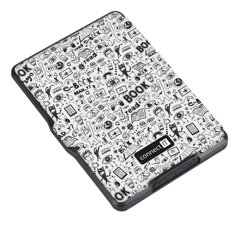 Pouzdro pro čtečku e-knih Connect IT Doodle pro Amazon Kindle Paperwhite bílé