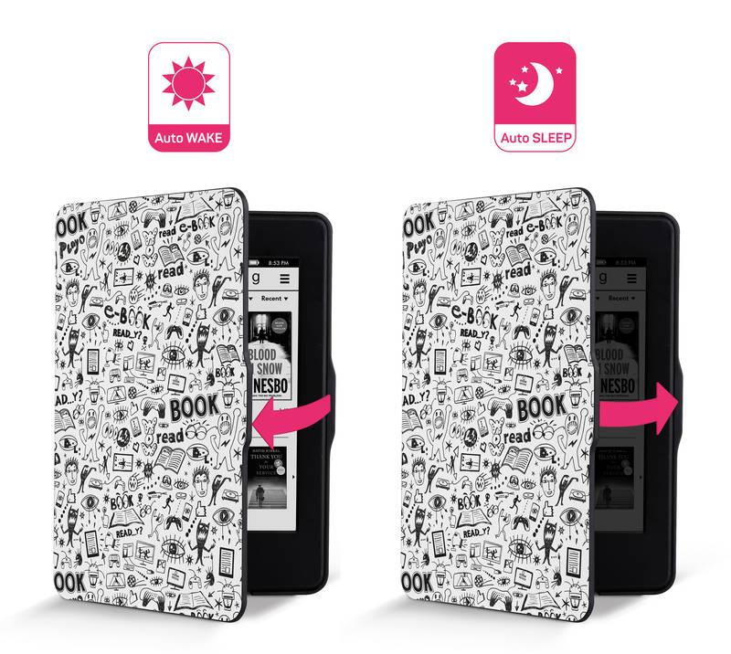 Pouzdro pro čtečku e-knih Connect IT Doodle pro Amazon Kindle Paperwhite bílé