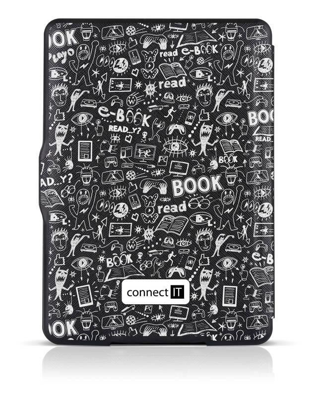 Pouzdro pro čtečku e-knih Connect IT Doodle pro Amazon Kindle Paperwhite černé, Pouzdro, pro, čtečku, e-knih, Connect, IT, Doodle, pro, Amazon, Kindle, Paperwhite, černé