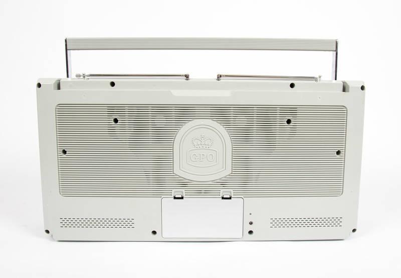 Radiomagnetofon s CD GPO Brooklyn stříbrný