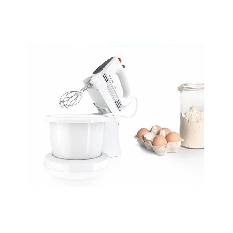 Ruční šlehač s mísou Bosch MFQ2600G šedý bílý