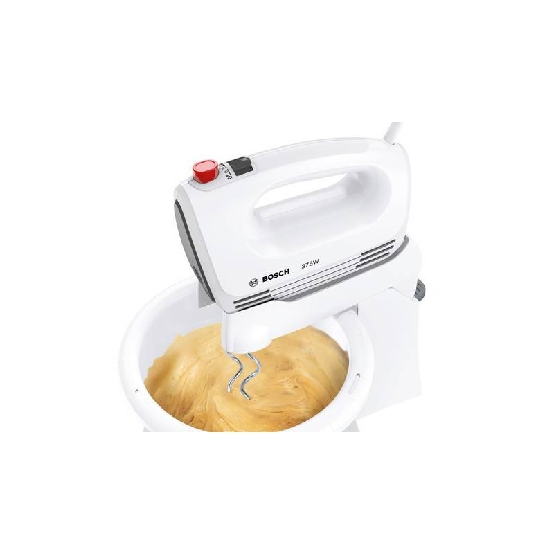 Ruční šlehač s mísou Bosch MFQ2600G šedý bílý