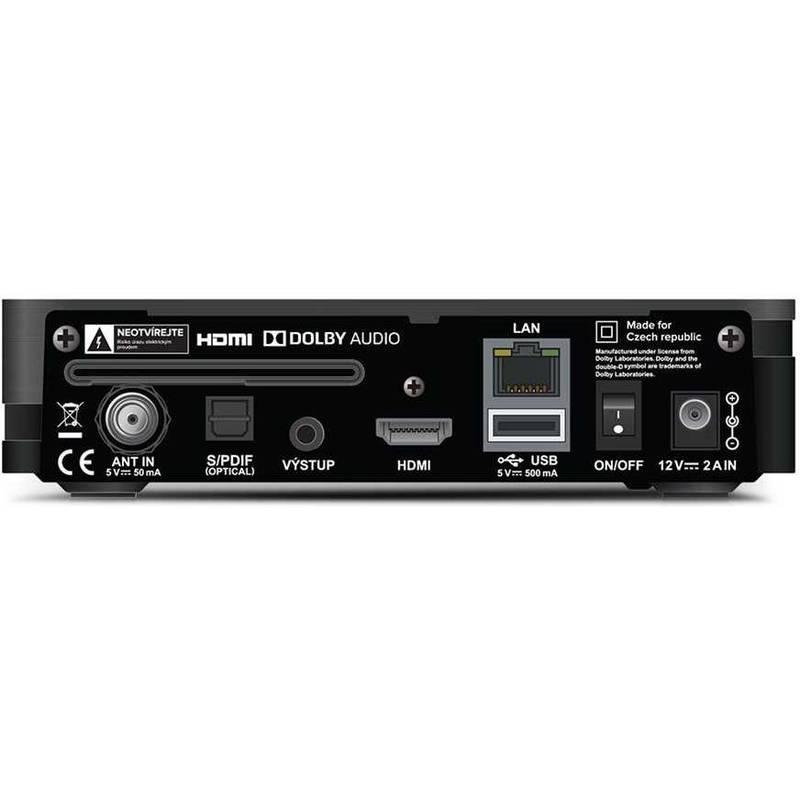 Set-top box Zircon AIR T2 s HbbTV černý