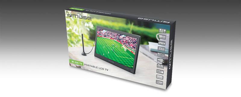 Televize MUSE M-335TV, přenosná černý