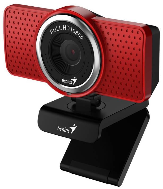Webkamera Genius ECam 8000, Full HD červená, Webkamera, Genius, ECam, 8000, Full, HD, červená