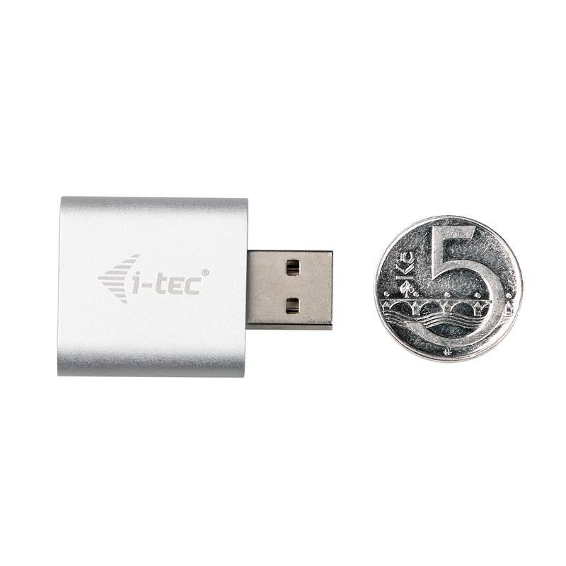 Adaptér i-tec Metal USB 2x 3,5mm
