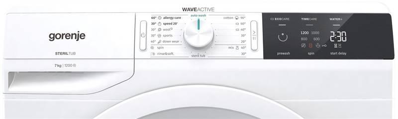 Automatická pračka Gorenje Essential WE723 bílá
