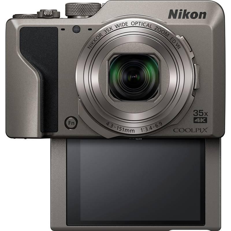 Digitální fotoaparát Nikon Coolpix A1000 stříbrný, Digitální, fotoaparát, Nikon, Coolpix, A1000, stříbrný
