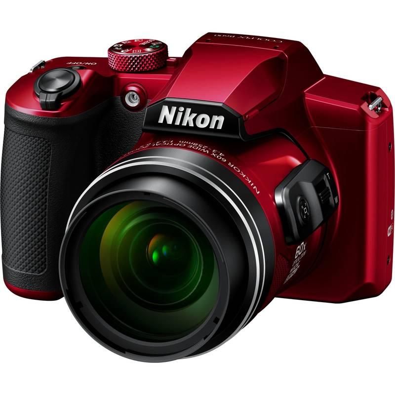 Digitální fotoaparát Nikon Coolpix B600 červený
