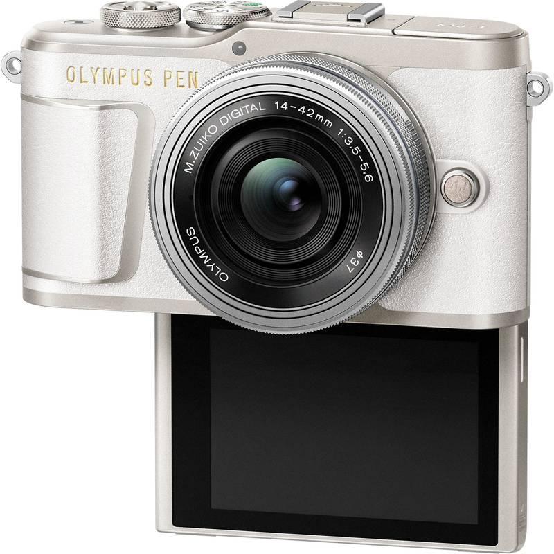 Digitální fotoaparát Olympus PEN E-PL9 14-42 EZ Pancake stříbrný bílý