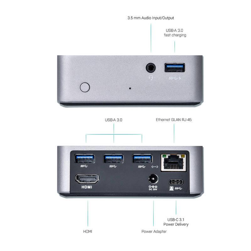 Dokovací stanice i-tec USB-C Metal 4K Power Adapter 100W