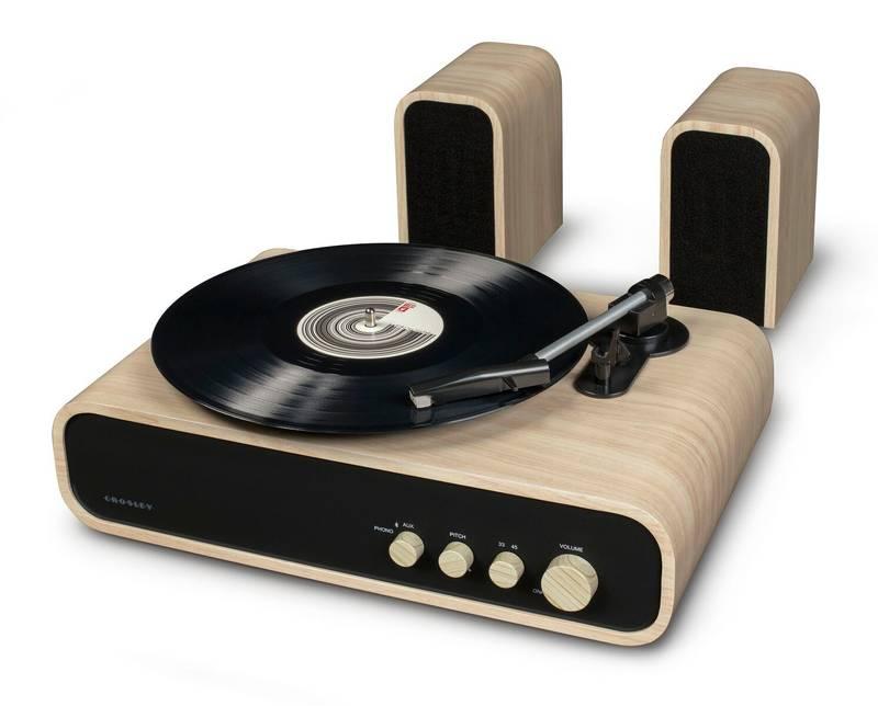 Gramofon Crosley Gig černý hnědý