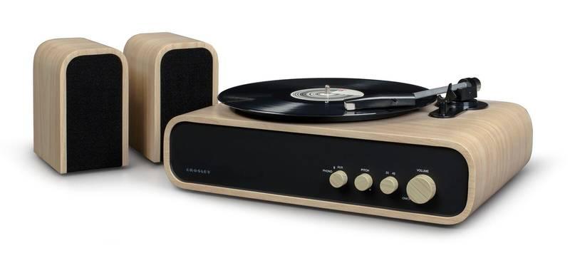 Gramofon Crosley Gig černý hnědý