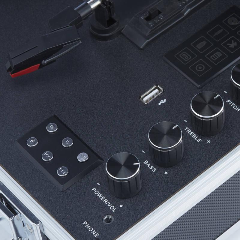 Gramofon GPO Flight Turntable černý