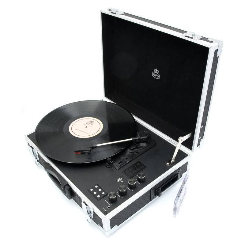 Gramofon GPO Flight Turntable černý