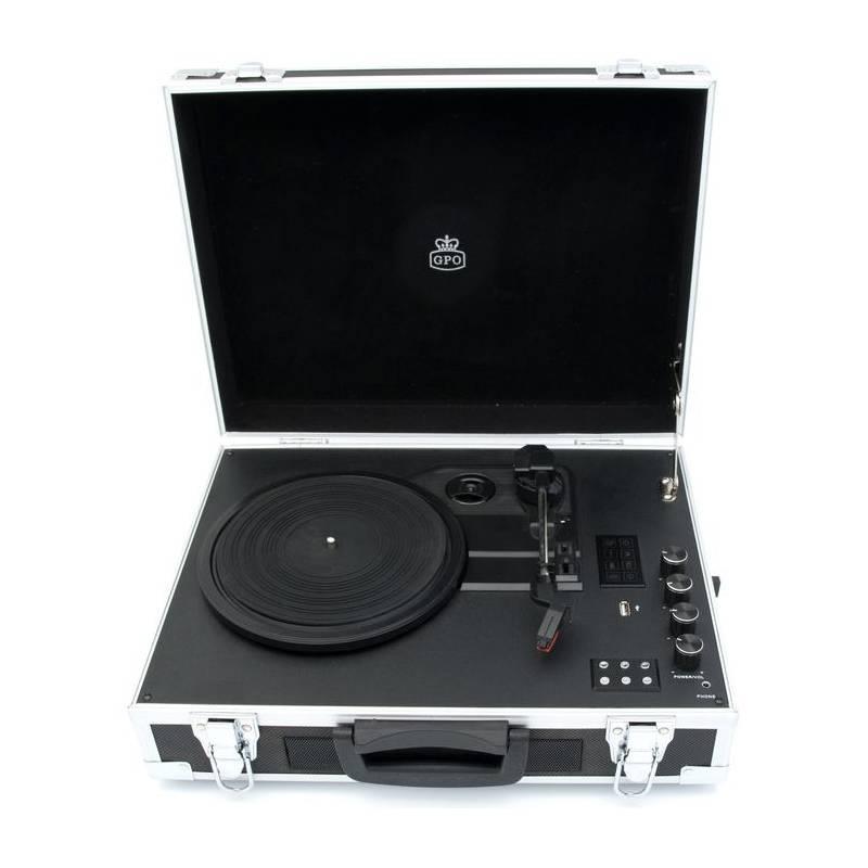 Gramofon GPO Flight Turntable černý
