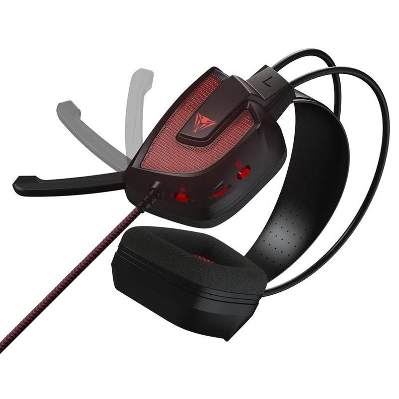 Headset Patriot Viper V360 Virtual 7.1 černý