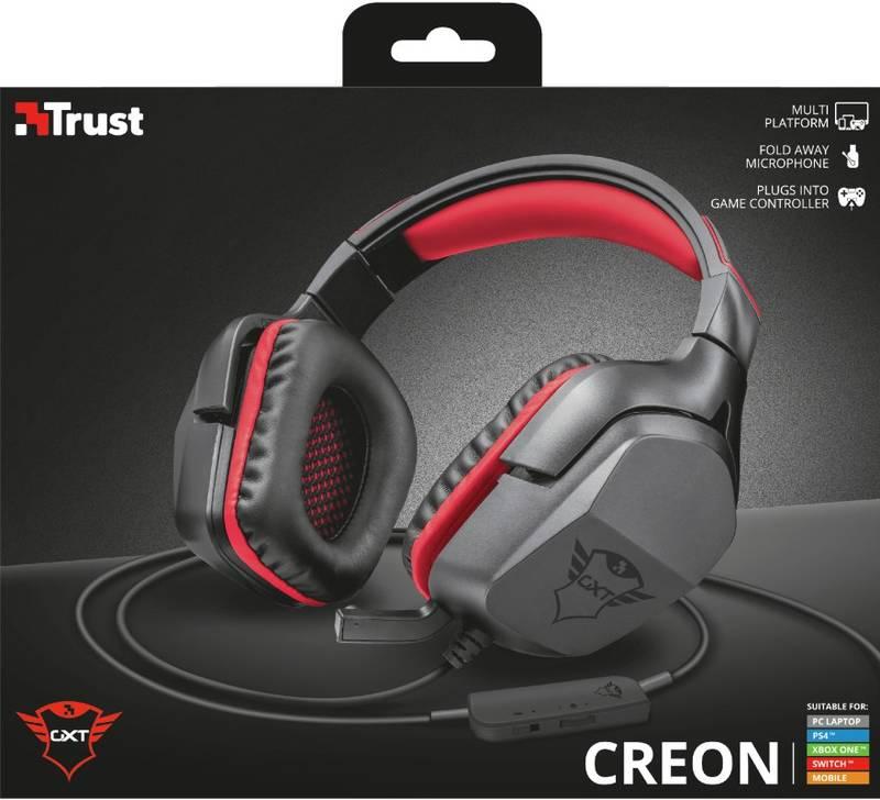 Headset Trust GXT 344 Creon černý