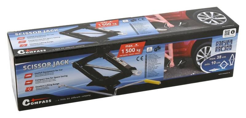 Hever nůžkový Compass 1500 kg TÜV, GS, CE