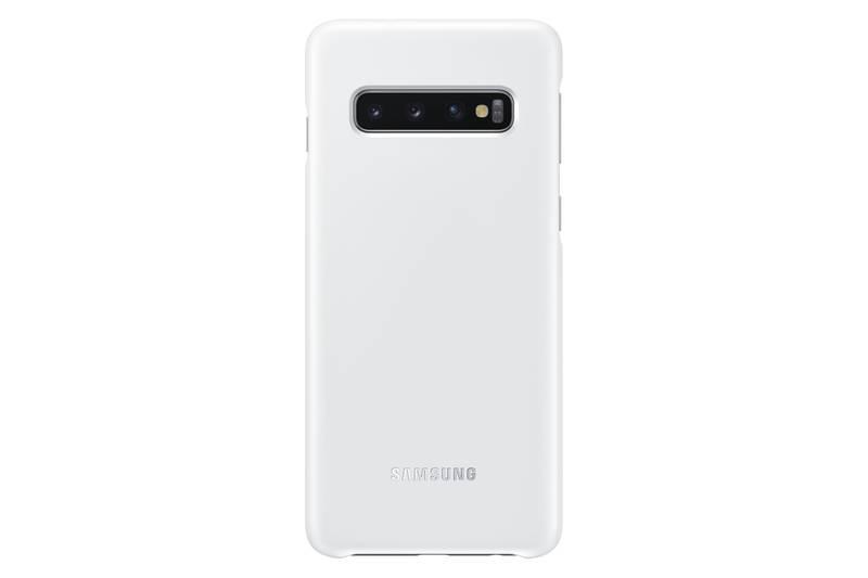 Kryt na mobil Samsung LED pro Galaxy S10 bílý