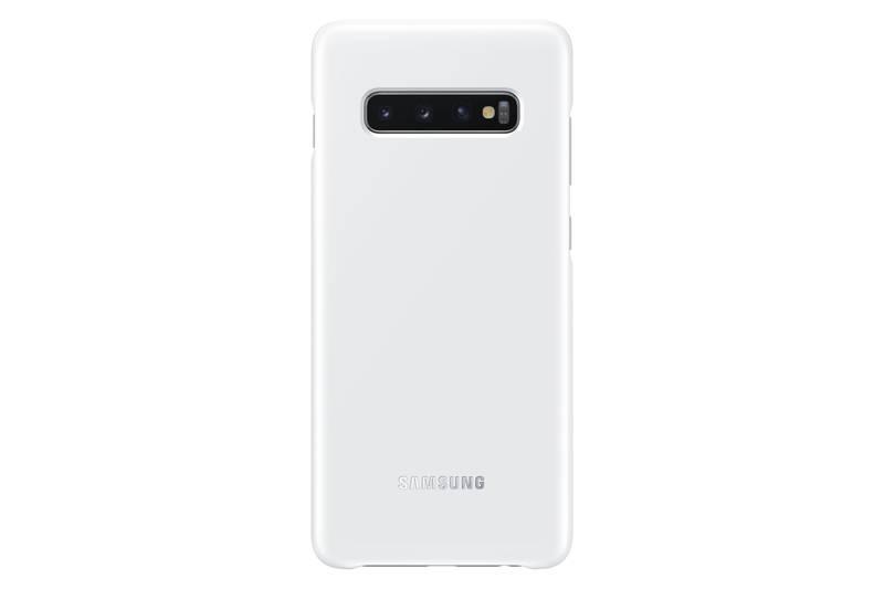 Kryt na mobil Samsung LED pro Galaxy S10 bílý