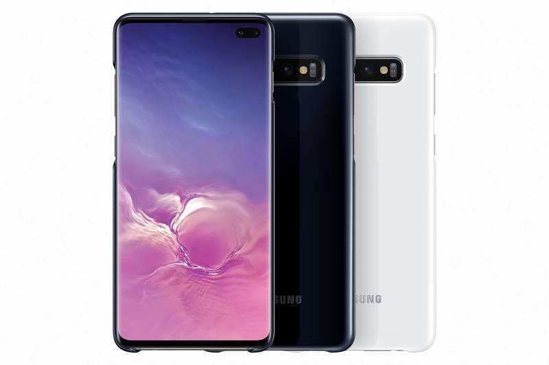 Kryt na mobil Samsung LED pro Galaxy S10 černý