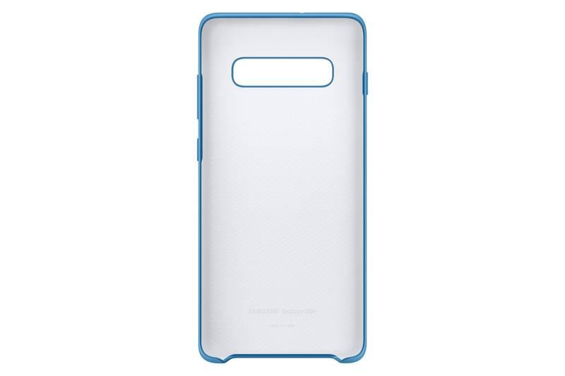 Kryt na mobil Samsung Silicon Cover pro Galaxy S10 modrý