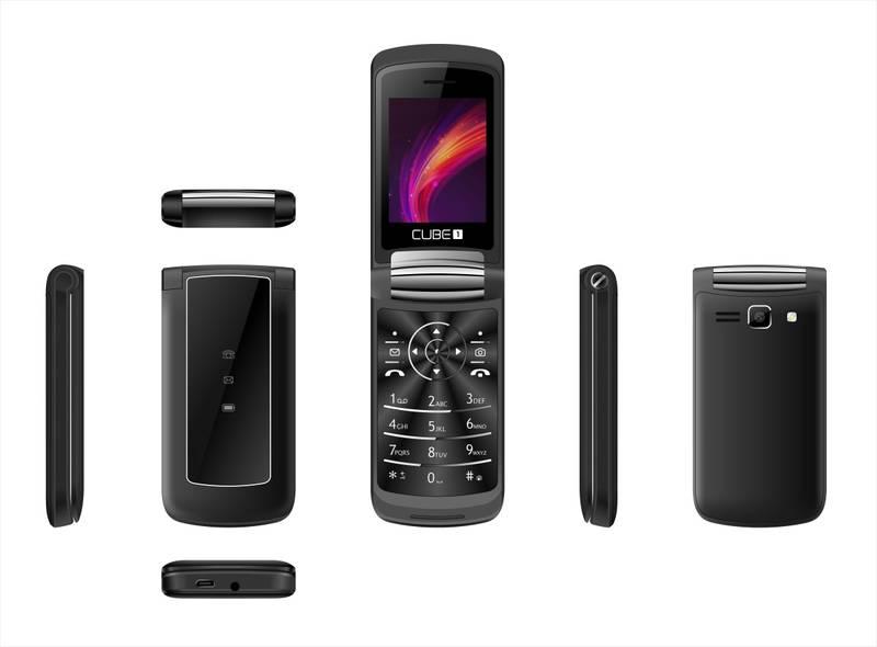 Mobilní telefon CUBE 1 VF400 Dual SIM černý, Mobilní, telefon, CUBE, 1, VF400, Dual, SIM, černý