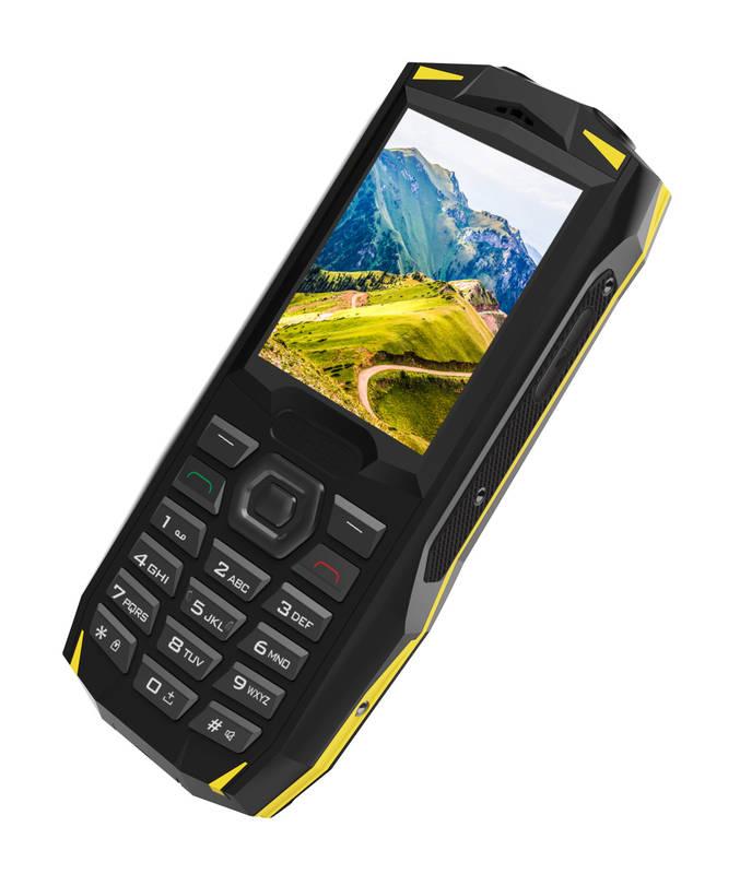 Mobilní telefon iGET BLACKVIEW GBV1000 Dual SIM černý žlutý