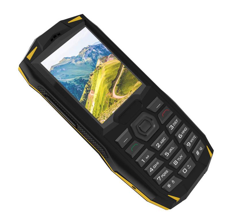 Mobilní telefon iGET BLACKVIEW GBV1000 Dual SIM černý žlutý