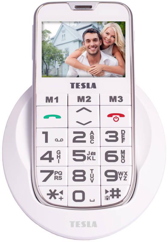 Mobilní telefon Tesla SimplePhone A50 bílý, Mobilní, telefon, Tesla, SimplePhone, A50, bílý