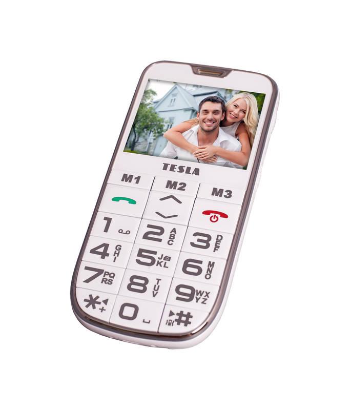 Mobilní telefon Tesla SimplePhone A50 bílý, Mobilní, telefon, Tesla, SimplePhone, A50, bílý