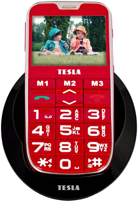 Mobilní telefon Tesla SimplePhone A50 červený