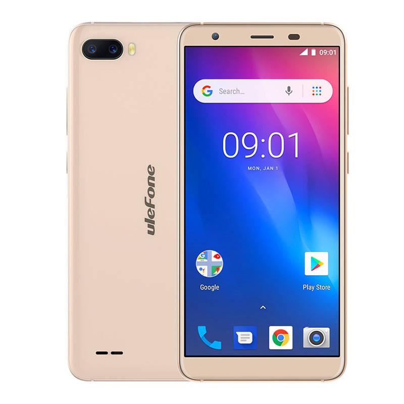 Mobilní telefon UleFone S1 Dual SIM zlatý
