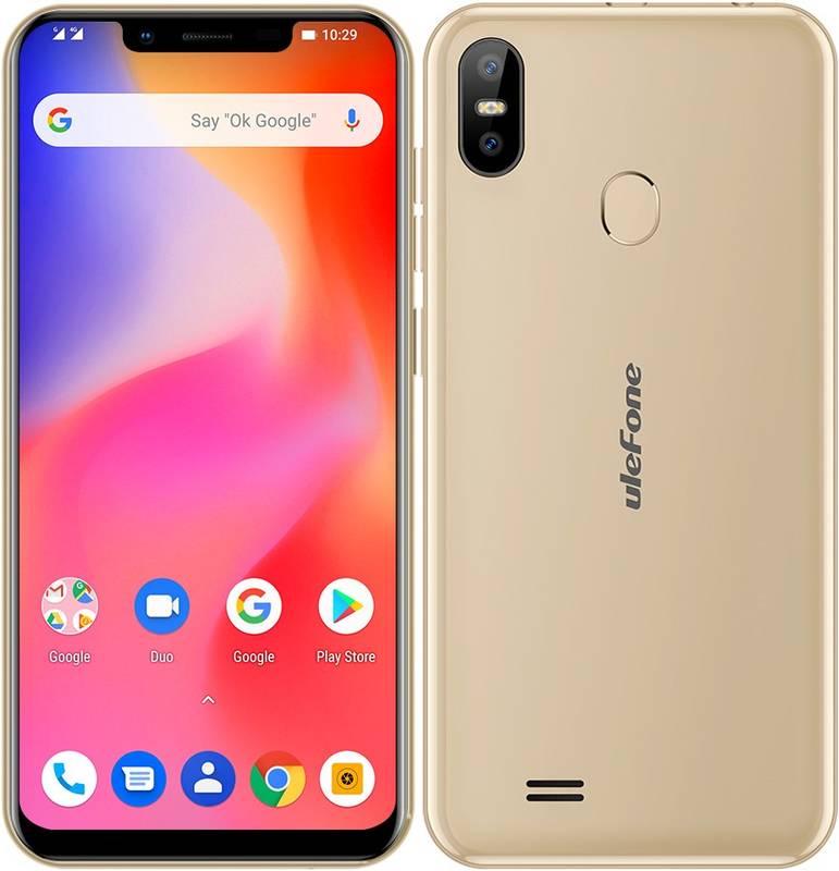 Mobilní telefon UleFone S10 Pro Dual SIM zlatý