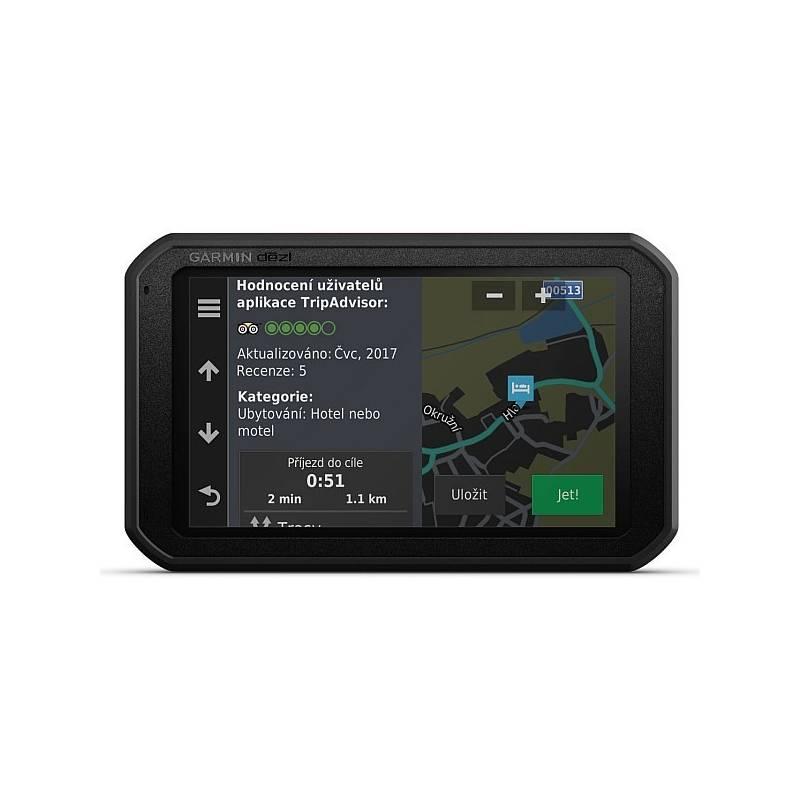 Navigační systém GPS Garmin dezl 780T-D Lifetime Europe45 černá