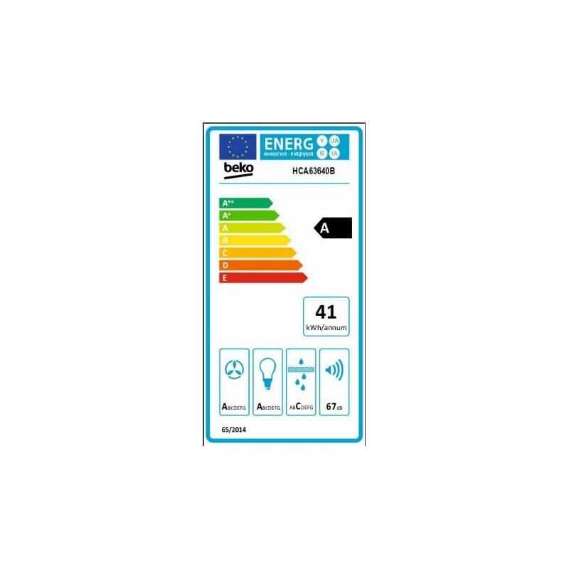 Odsavač par Beko HCA 63640 B černý