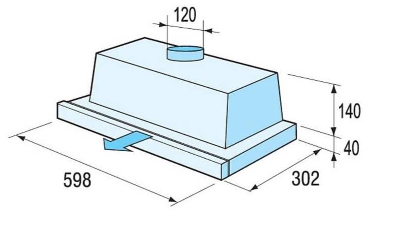 Odsavač par Mora OT 651 X nerez