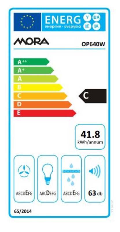 Odsavač par Mora Premium OP 640 W bílý, Odsavač, par, Mora, Premium, OP, 640, W, bílý